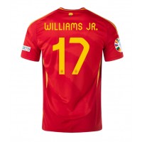 Dres Španielsko Nico Williams #17 Domáci ME 2024 Krátky Rukáv